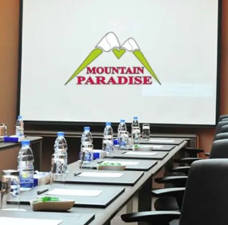 Mountain Paradise Next To Sunrise